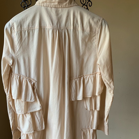 J. Crew Ruffled Cotton Tunic - Picture 7 of 8